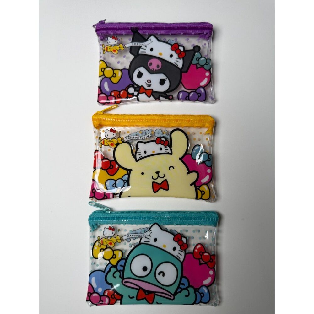 Sanrio Hello Kitty 50th Anniversary Mini Pouch Set of 3